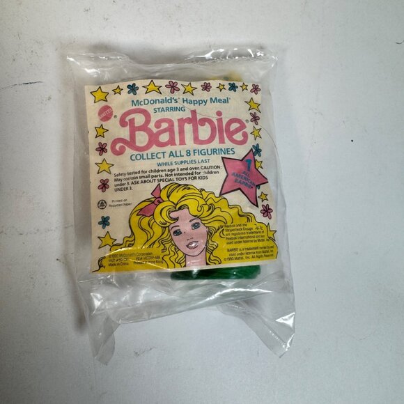 1990 McDonalds Barbie Happy Meal Toys Complete Set of 8 All Sealed Figurines Vtg - Picture 3 of 16